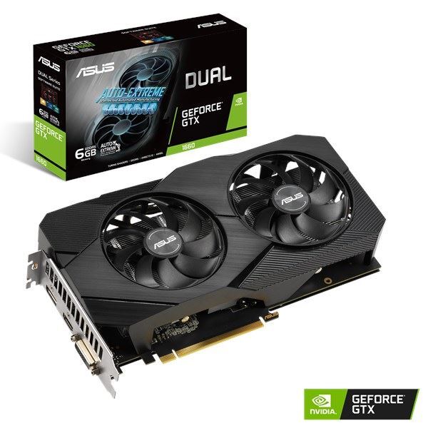 Dual GeForce GTX 1660 6GB OC Edition GDDR5 EVO Dual GeForce GTX 1660 6GB OC Edition GDDR5 EVO