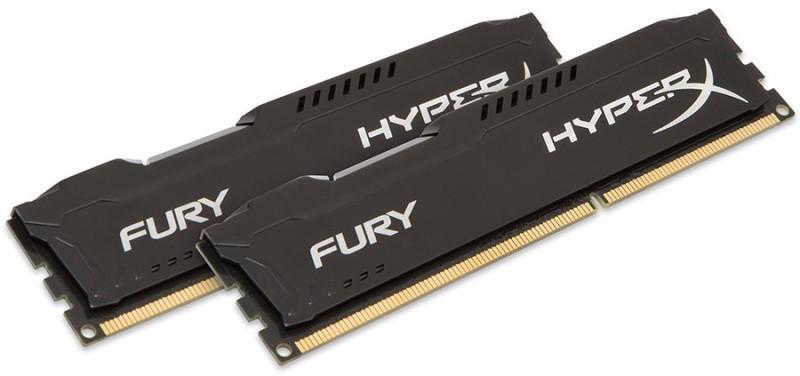 HyperX Fury Black 2x4GB DDR3 1600MHz CL10 DIMM (HX316C10FBK2/8) HyperX Fury Black 2x4GB DDR3 1600MHz CL10 DIMM (HX316C10FBK2/8)