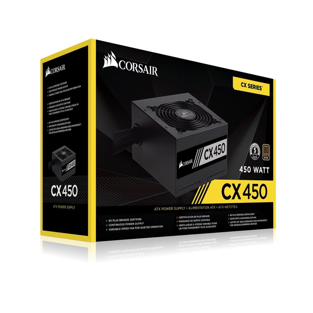 CX450 - 450W, 80+ Bronze, 12cm CX450 - 450W, 80+ Bronze, 12cm