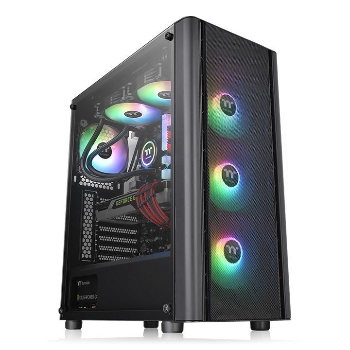 Thermaltake V250 ARGB Tempered Glass Black