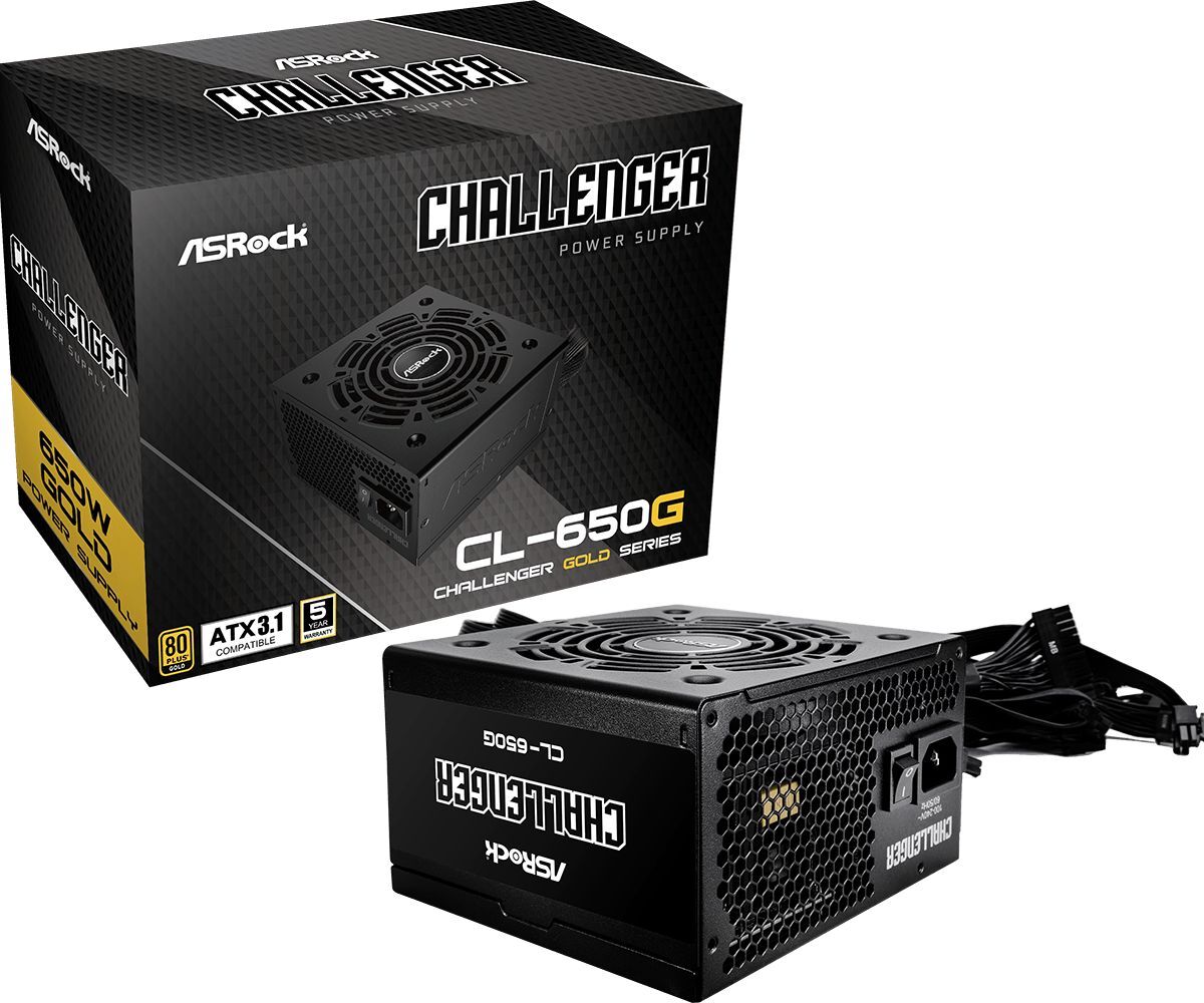 ASRock 650W 80+ Gold Challanger CL-650G