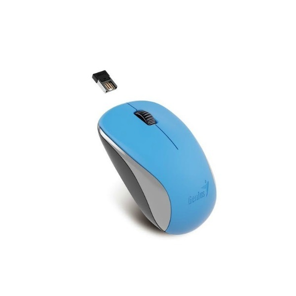 Egér - NX-7000 (Vezeték nélküli, USB, 3 gomb, 1200 DPI, BlueEye, kék)