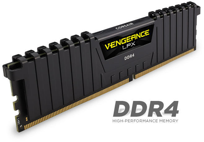 Vengeance LPX Black 8GB DDR4 2666MHz CL16 DIMM (CMK8GX4M1A2666C16)