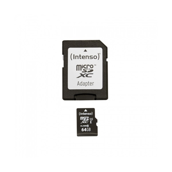 microSDXC UHS-I 64GB kártya adapterrel